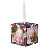 Baby's Eerste Kerstplein Foto's Decoratie (Achter hoekig)