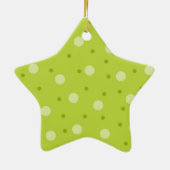 Baby's eerste kerstrendier-versiering keramisch ornament (Achterkant)