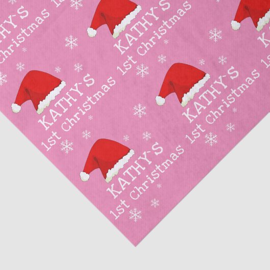 Baby's eerste kerstroze kerstkerstkerstkerstman me tissuepapier (Detail)