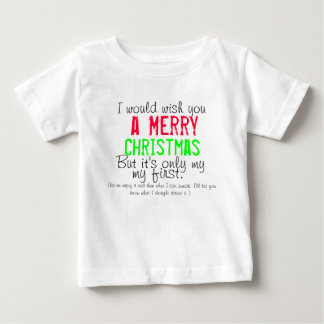 Baby's eerste kerstt-shirt
