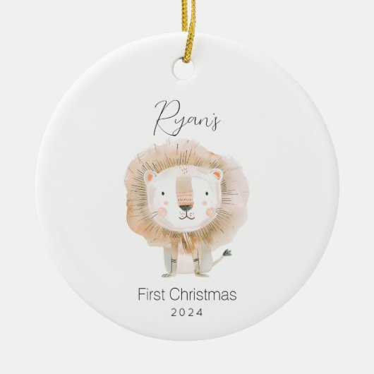 Baby's eerste kerstvakantie Ornament (Voorkant)