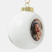 Baby's eerste kerstvakantie Ornament foto cadeau (Links)
