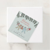 Baby's Eerste Kerstvakantie Seizoen Gift Labels (In situ)