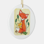 Baby's eerste kerstversiering - aangepast Baby cad Keramisch Ornament (Rechts)