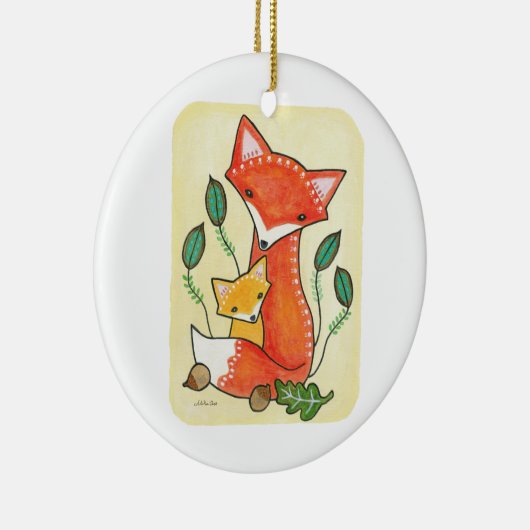 Baby's eerste kerstversiering - aangepast Baby cad Keramisch Ornament (Rechts)