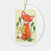 Baby's eerste kerstversiering - aangepast Baby cad Keramisch Ornament (Links)