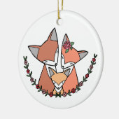 Baby's eerste kerstversiering - aangepast Baby cad Keramisch Ornament (Links)