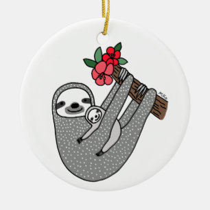 Baby's Eerste kerstversiering Aangepast versiering Keramisch Ornament