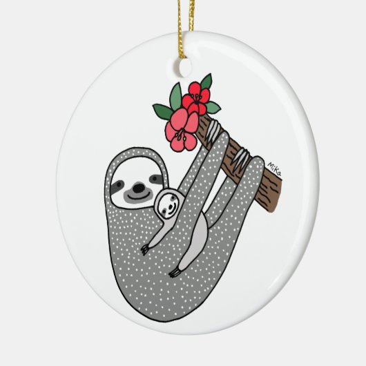 Baby's Eerste kerstversiering Aangepast versiering Keramisch Ornament (Links)