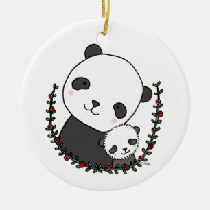 Baby's Eerste kerstversiering Aangepast versiering Keramisch Ornament