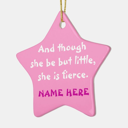 Baby's eerste kerstversiering keramisch ornament (Links)