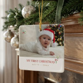 Baby's Eerste Kerstversiering Keramisch Ornament