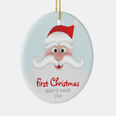 Baby's eerste kerstversiering keramisch ornament (Rechts)