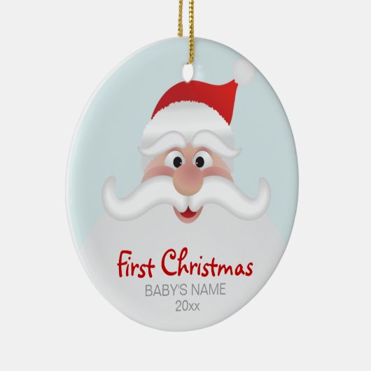 Baby's eerste kerstversiering keramisch ornament (Rechts)