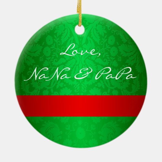 Baby's eerste kerstversiering keramisch ornament (Achterkant)