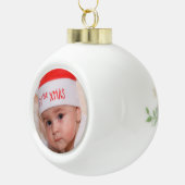 Baby's eerste kerstversiering keramische bal ornament (Rechts)