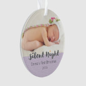 Baby's eerste kerstversiering ornament (voorkant)