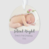Baby's eerste kerstversiering ornament (voorkant)