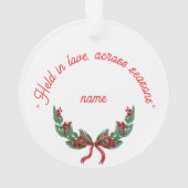 Baby's Eerste Kerstversiering Ornament (achterkant)