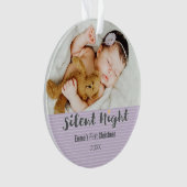 Baby's eerste kerstversiering ornament (voorkant)