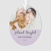 Baby's eerste kerstversiering ornament (voorkant)