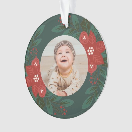Baby's eerste kerstversiering ornament (voorkant)