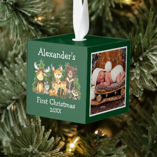 Baby's eerste kerstvietjes Deer Foto Decoratie (Boom)
