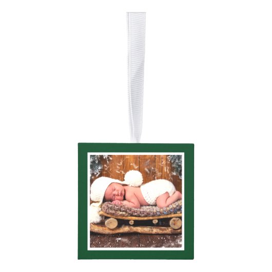 Baby's eerste kerstvietjes Deer Foto Decoratie (Rechts)