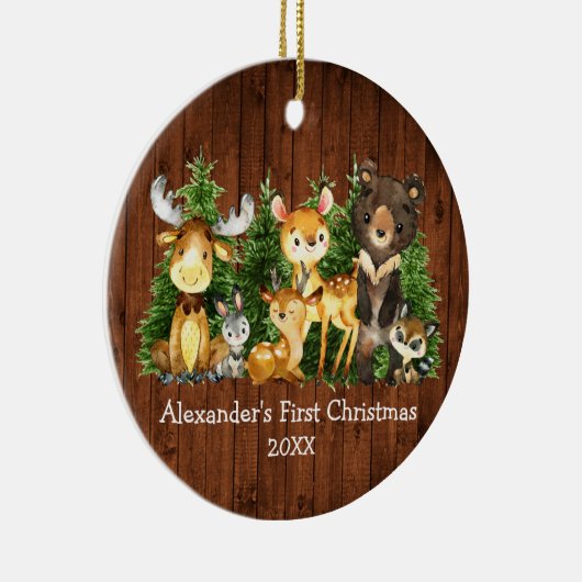 Baby's eerste kerstvietjes keramisch ornament (Rechts)