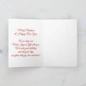 Baby's eerste kerstvreugde - de foto van je baby kaart (Binnen)