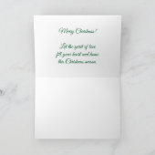 Baby's eerste kerstvreugde - de foto van je baby kaart (Binnen)