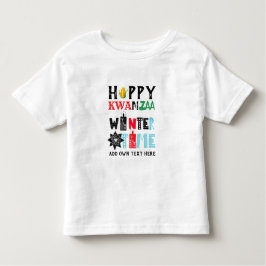 Baby's Eerste KWANZAA T-shirt Naam Toevoegen om te