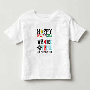 Baby's Eerste KWANZAA T-shirt Naam Toevoegen om te