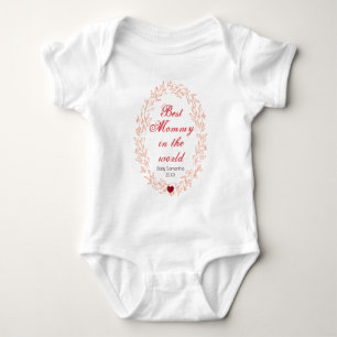 Baby's eerste moederdag outfit romper