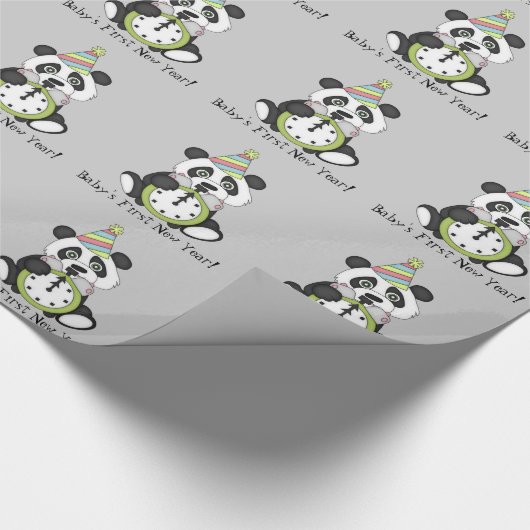 Baby's eerste nieuwe jaren oud papier (Hoek)