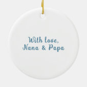 Baby's eerste Ornament voor de regenboog van Kerst (Achterkant)