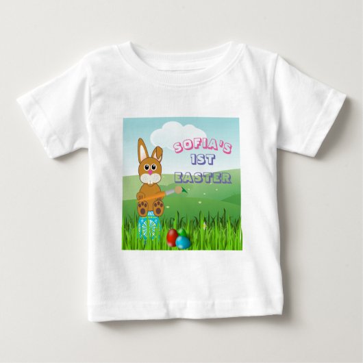 Baby's eerste paaseieren met T-shirt (Voorkant)