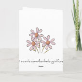 Baby's eerste paasfeest Wenskaart Feestdagen Kaart (Achterkant)