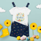 Baby's eerste paashaas romper