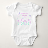 Baby's eerste paaslentestuin romper (Voorkant)