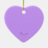 Baby's eerste paaszingende Ornament met hartslag (Achterkant)