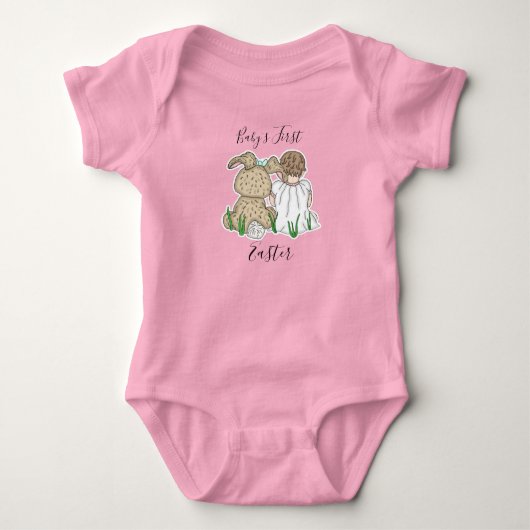 Baby's eerste Pasen Baby Romper (Voorkant)