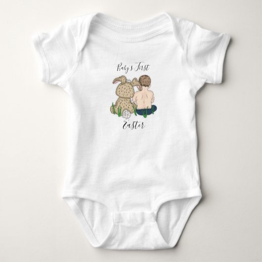 Baby's eerste Pasen Baby  Romper (Voorkant)