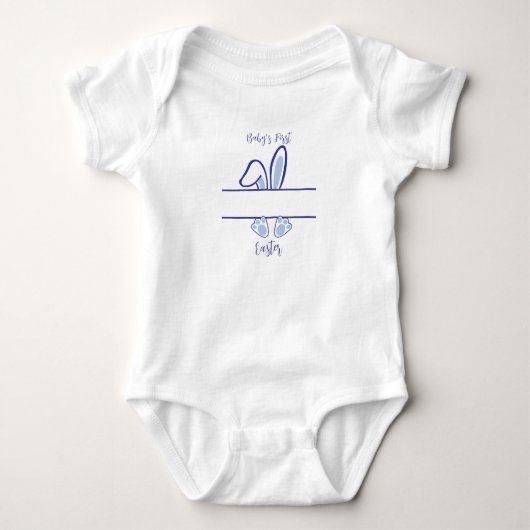 Baby's eerste Pasen-body - Jongen Romper (Voorkant)