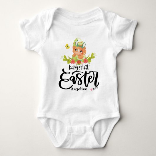 Baby's eerste Pasgeborsteld aangepast Baby pak Romper (Voorkant)