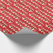 Baby's eerste schattige olifantenpatroon op de eer cadeaupapier (Hoek)