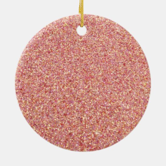 Baby's eerste selfie (roze achtergrond) keramisch ornament (Achterkant)