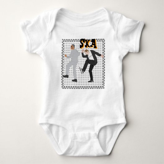Baby's eerste Ska Threads! Romper (Voorkant)