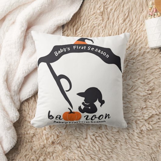 Baby's eerste spookachtige seizoen pompoen moeder kussen (Deken)
