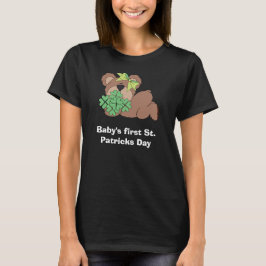 Baby's eerste St. Patrick's Day aangepaste shirt